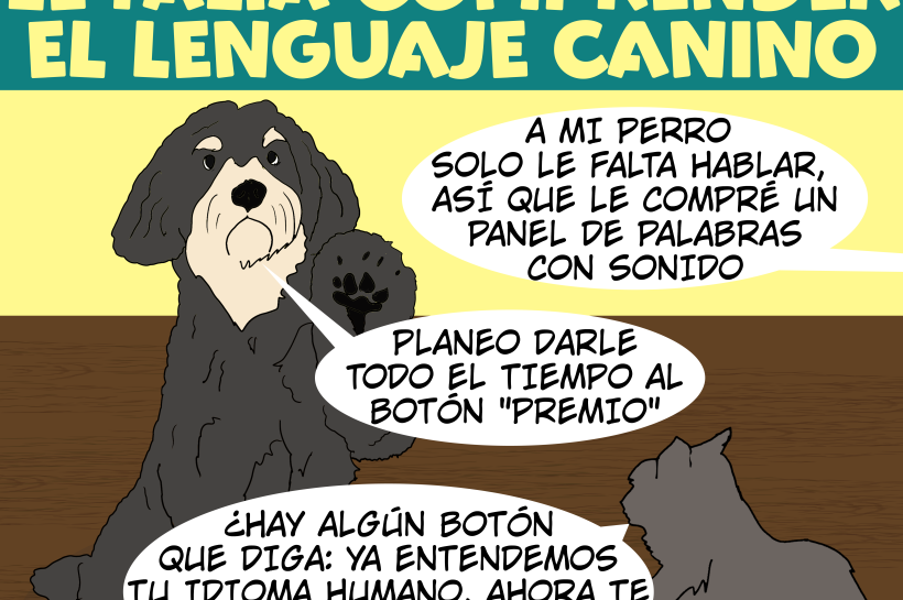 Botones parlantes para perros y la distorsión del lenguaje canino a la hora de comunicarse con la especie humana
